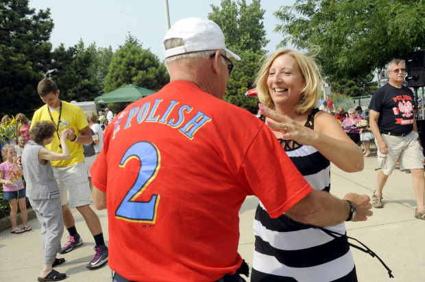 People enjoy the Festival of the Lakes Polka Party at the Hammond Marina in Hammond, Ind. Sunday July 20, 2014.
Stephanie Dowell, The Times